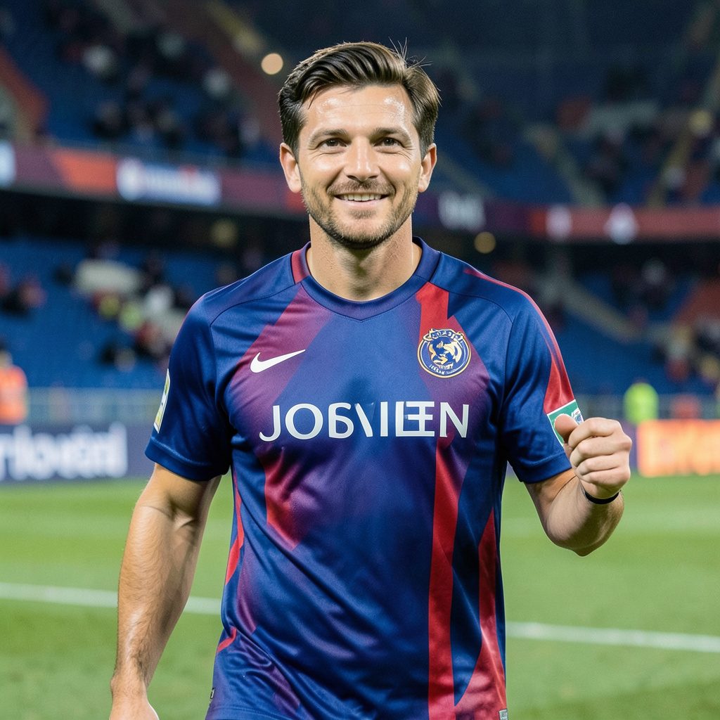 Süper Lig rekabetinin kıyasıya geçtiği futbol sahnesi, saha yeşili ve gece ışıkları